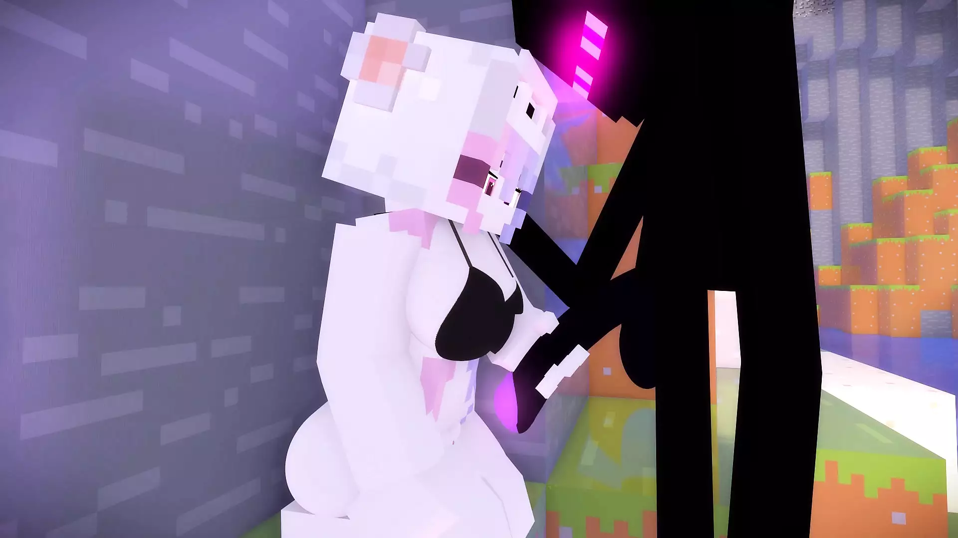 Minecraft Porn Girl Suck Dick Enderman JENNY SEX MOD MasturVideos