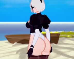 2B and her big Ass animation 3D xhatihentai