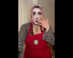 POV: Goth Barista Sucks Your Dick For Spitting In Your Drink