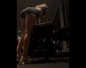 Hot girl girl training legs (ass)