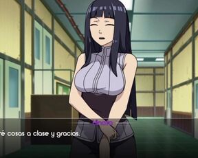 Receiving a blowjob from Hinata at School - KUNOICHI TRAINER - [Scenes + Download]