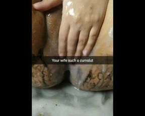 My Wife become a Cum Addicted Whore and Cumslut for Breeding [cuckold. Snapchat]