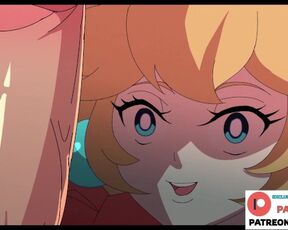 Princess Peach Help Futanari Daisy With Big Dick And Getting Creampie | Futa Mario Hentai 4k 60fps