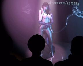 3D Hot Asian Anime MILF Naked Her Huge Boobs Got Fucked in the Bar