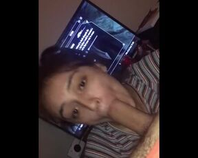 Pretty Teen Blowjob and Swallow at Home