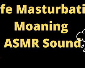 ASMR Moaning Sound Masturbation in a Rainy Day, Home Alone, Wife with Big Tits, TRY not to CUM