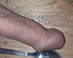 Cock growing huge NO HANDS spoon SIZE