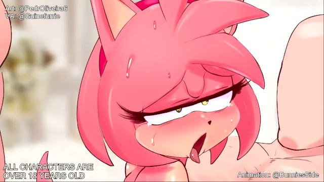 Amy Rose Anime Porn - Amy Rose Double Penetration - Sonic the Hedgehog Porn - MasturVideos