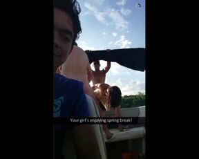 Snapchat - GF Cheats on Boat at Springbreak Party