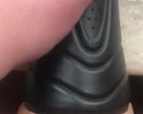 Fucking fleshlight and cum