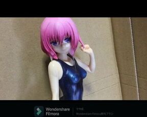 Toloveru momo-school swimsuit-1(figure bukkake)