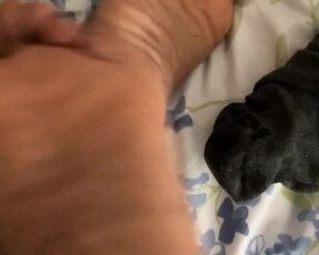 My male sock removal in bed