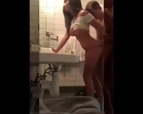 Barely Legal 18 Horny Teen Fuck Doggystyle on Public Leaked on Snapchat