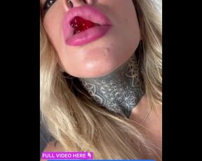 Your giantess Ashley has a sexual session with her tiny gummy bears (vore, pussy, ass)