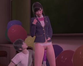 DVA schoolgirl loves vibrator in her pussy