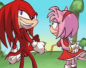 Amy X Knuckles! A Sonic The Hedgehog Cartoon