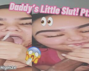 Daddy’s Little Slut Pt.3 Huge Cumshot [FULL Video On ONLYFANS: @LongNights24]