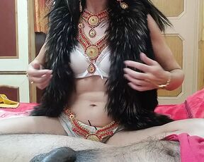 Bolly_Karma_068 _ Wearing Jewelry on Bikini, Cock play