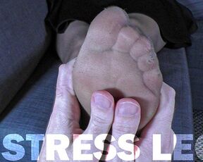 POV Gently Nylon Foot Massage Of Beautiful Mistress Legs