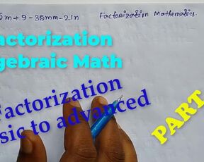 Factorization Math Slove by Bikash Edu Care Episode 4