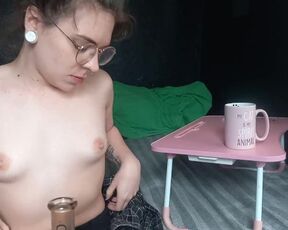 Stripping Down For Bong Hits With My Morning coffee MORE ON MY PROFILE