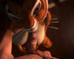 Tiger From Kung Fuu PAnda Love Hard Anal in 4k UHD